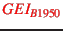 \bgroup\color{red}$GEI_{B1950}$\egroup